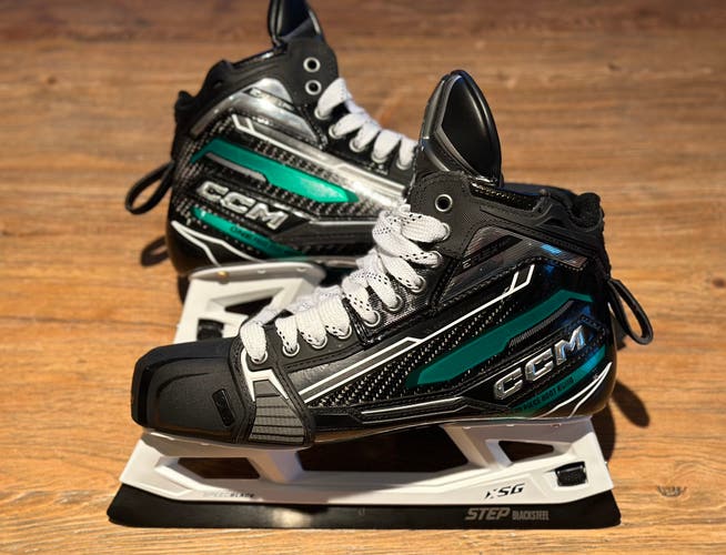 Pro Stock Canadian Made 2024 CCM Eflex Pro Goalie Skates - Size 9