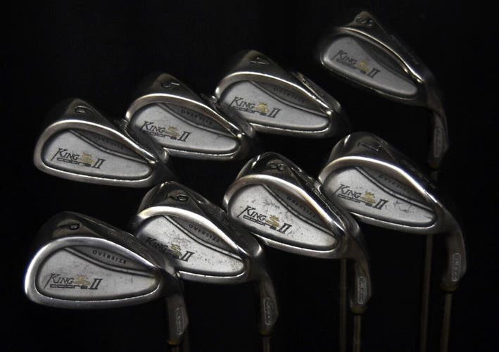 KING COBRA II OVERSIZED GOLF SET 3-9,P IRONS LENGTH 38", REG FLEX, RH, NEW GRIPs