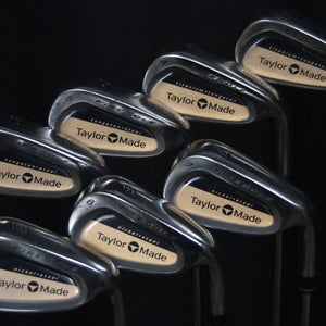 TAYLORMADE FIRE SOLE GOLF SET 3-9 IRONS LENGTH 37.5", REGULAR FLEX, RIGHT HANDED