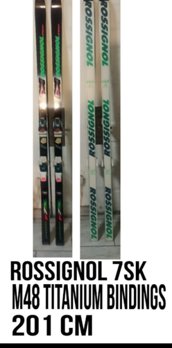 Rossignol 201 cm Racing 7SK Skis With Bindings