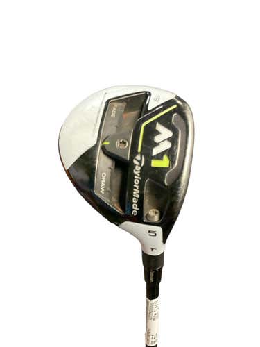 Used Taylormade M1 5 Wood 5 Wood Stiff Flex Graphite Shaft Fairway Woods