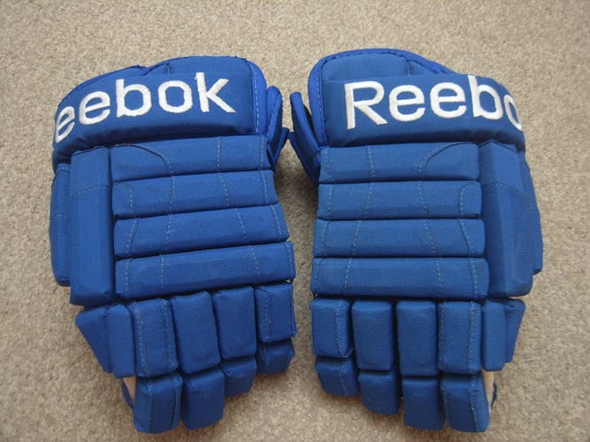 Hockey Gloves-Great Condition Pro Stock Reebok 852T Senior Hockey Gloves sz 13" Made in Canada
