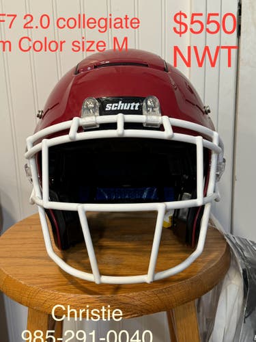 New Medium Adult Schutt F7 Helmet