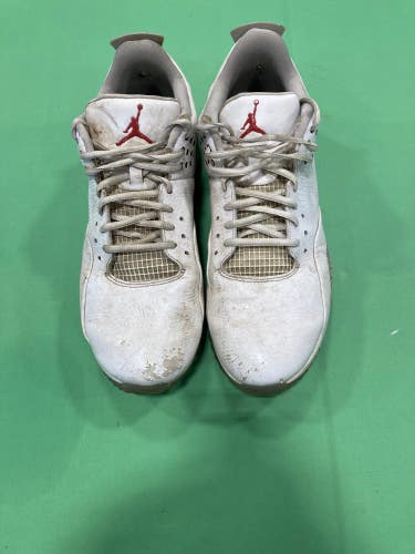 White Used Size 11 (Women's 12) Men's Jordan Golf Shoes