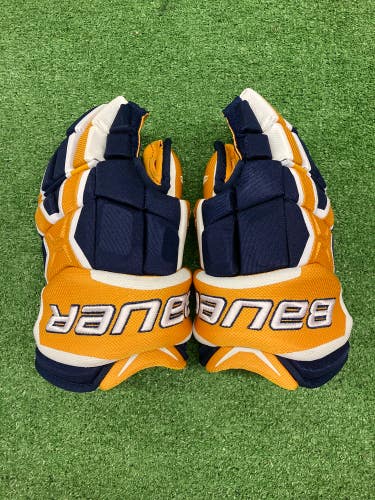 Gold New Junior Bauer Supreme 190 Gloves 12"