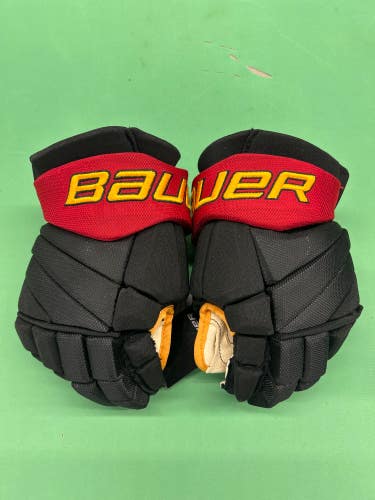 Black New Junior Bauer Vapor Pro Team Gloves 12"
