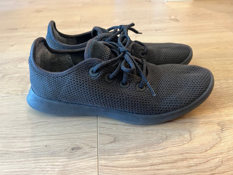 Allbirds Tree Runner Sneakers Jet Black Men display picture 2