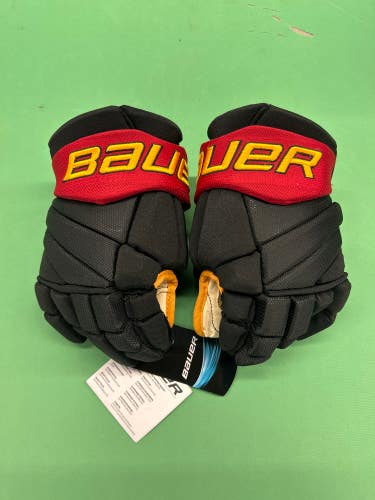 Black New Junior Bauer Vapor Pro Team Gloves 11"