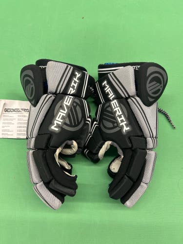 Black Used Maverik Charger Lacrosse Gloves 10"
