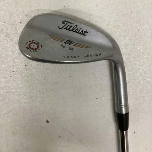 Used Titleist 56 08 Vokey Design Spin Milled 56 Degree Wedges