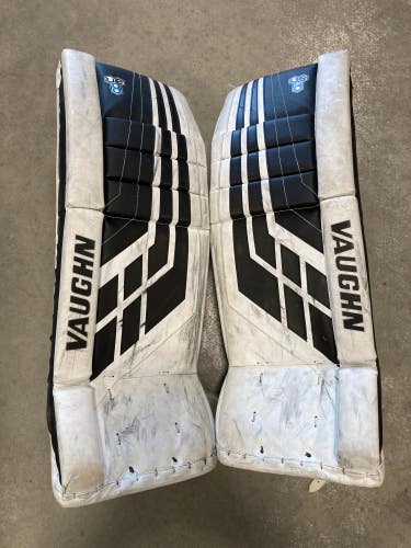Used Junior Vaughn Velocity VE8 Hockey Goalie Leg Pads (26" + 2")