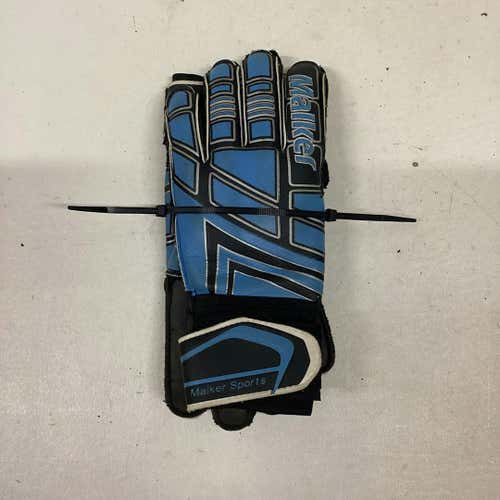 Used Malker Sports Goalie Gloves 6 Soccer Goalie Gloves