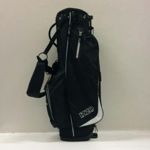 Used Izzo Black Stand Bag Golf Stand Bags
