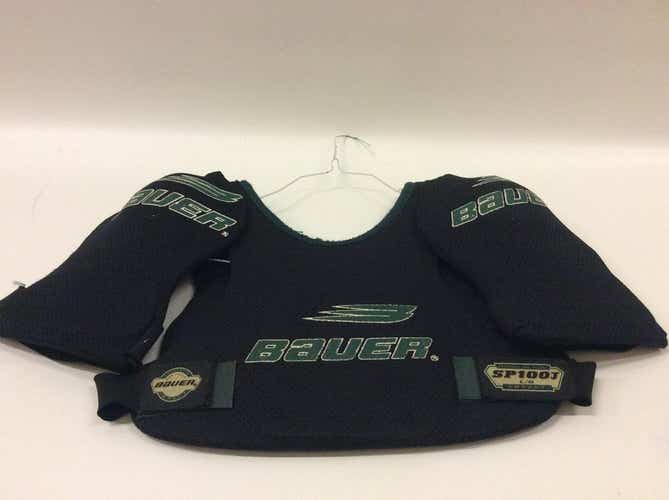 Used Bauer Green Black Shld Pads