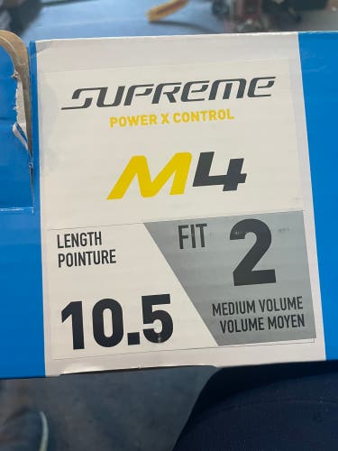 New Senior Bauer Size 10.5 Supreme M4 Hockey Skates