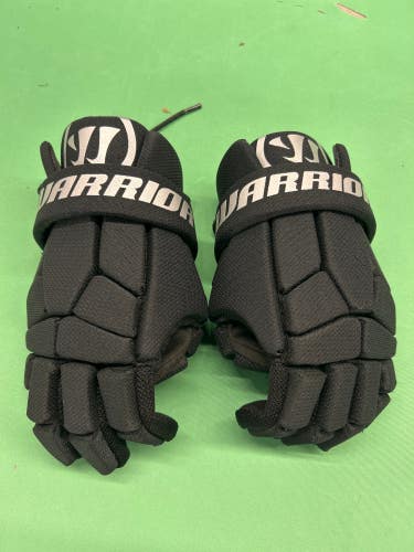 Black Used Warrior Burn Next Lacrosse Gloves Small