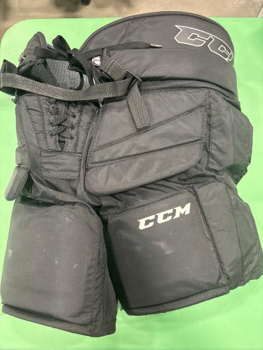 Used Junior CCM Premier Hockey Goalie Pants (Size: Large)