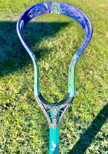 Custom Spirit Of The Wolf Dyed Lacrosse Head