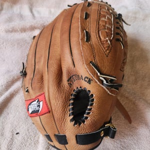 Athletic Works Top Grain Leather Right Hand Throw Softball Glove 13.5"