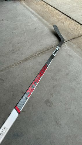 Used P88 85 Flex FT6 Pro CCM Left Hand Pro Stock Jetspeed Hockey Stick Senior