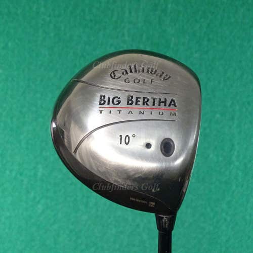 Callaway Big Bertha Titanium 10° Driver Factory RCH 65w Graphite Firm
