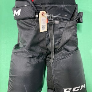 Used Black Junior Medium CCM JetSpeed FT485 Hockey Pants