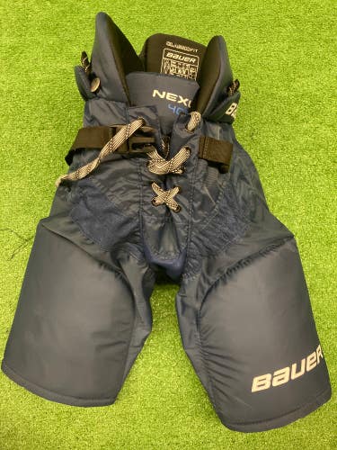 Blue Used Junior Medium Bauer Nexus 400 Hockey Pants