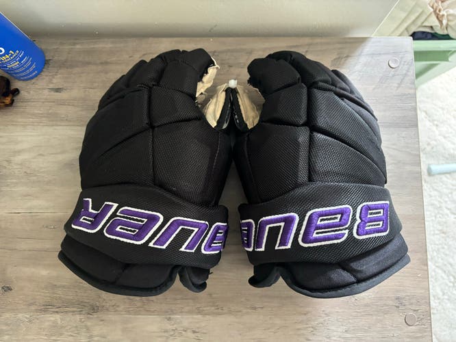 Like New Phantoms USHL Game Worn Pro Stock Gloves
