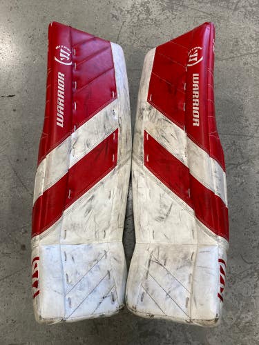 Used Junior Warrior Ritual G4 Hockey Goalie Leg Pads (28" + 1")