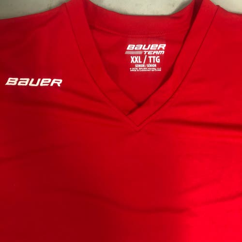 NEW Bauer XXL red practice jersey