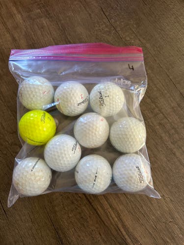 10 pk used golf balls