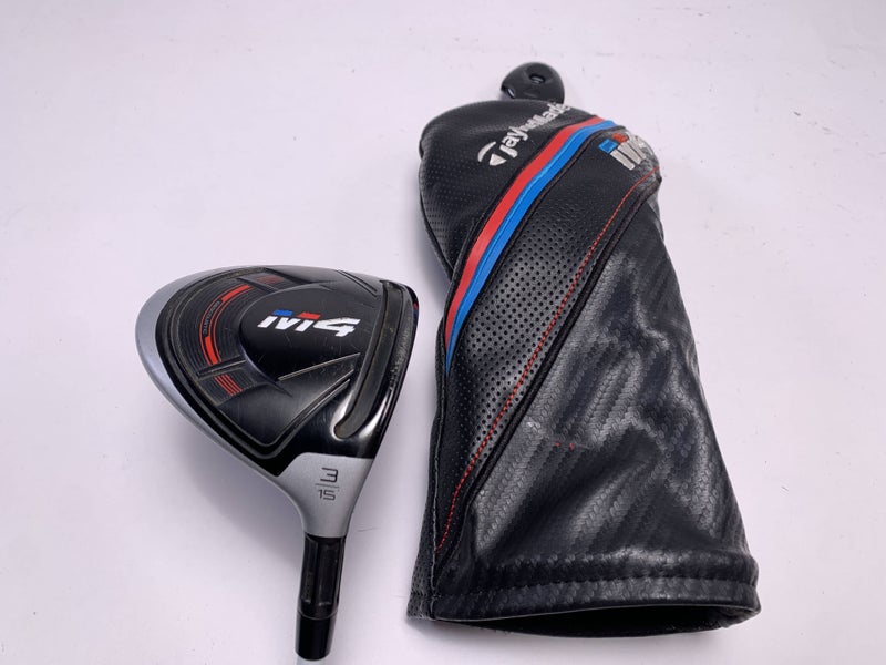 Taylormade M4 3 Fairway Wood 15* Fujikura Atmos Blue Tour Spec 6S Stiff RH HC