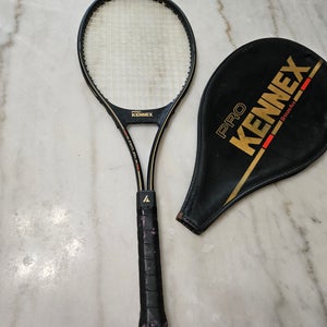 Used Adult Pro Kennex Tennis Racquet  Black Pro Kennex Graphite Glass
