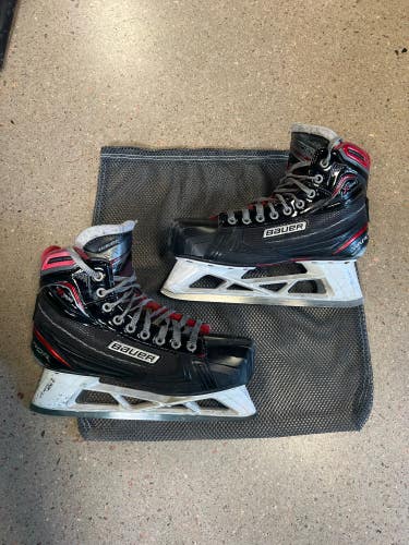 Used Senior Bauer Vapor X900 Hockey Goalie Skates Regular Width 9