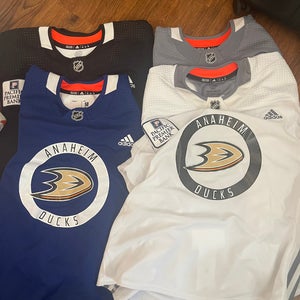 Pro Stock Size 58 Anaheim Ducks Practice Jerseys