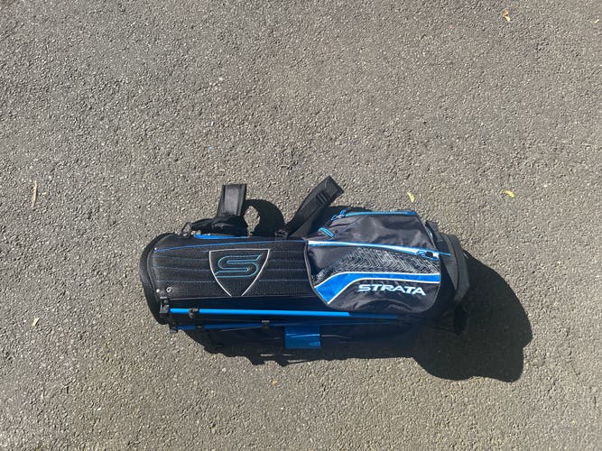 !Brand New! Strata Golf Bag Black And Blue