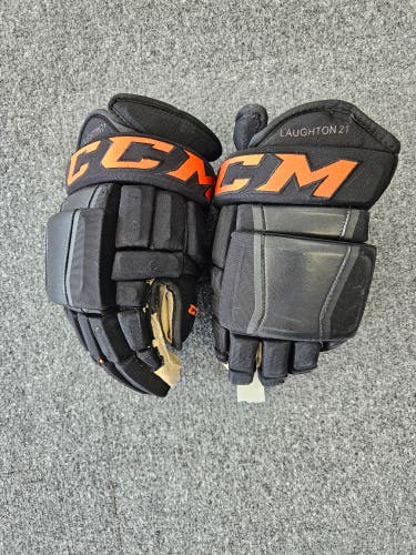 Used CCM Pro Model Gloves 14" Pro Stock #21 Laughton