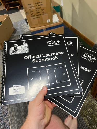 Lacrosse score books X3