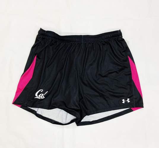 Under Armour California Bears Soccer Shorts Women's Small Black Hot Pink UJUS11W