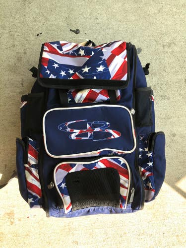 Used Red/White/Blue Boombah Bat Pack