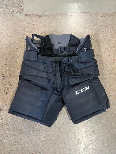Black Used Junior Small CCM Premier R1.5 Hockey Goalie Pants