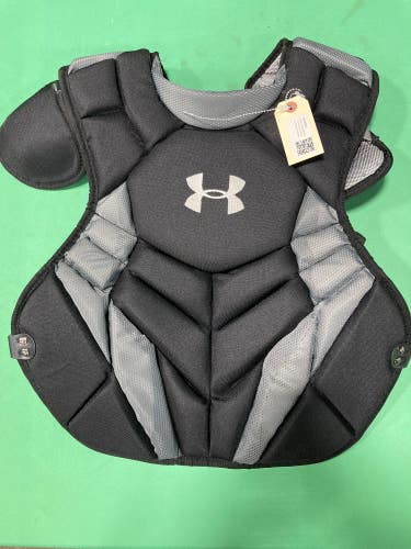 Used Black Under Armour Pro 4 Series Catcher's Chest Protector 16.5"