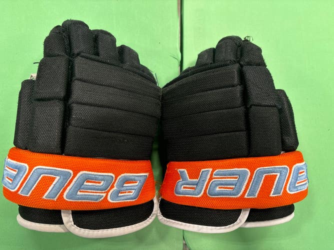 Used Senior Bauer Vapor Pro Team 95 Giants Hockey Gloves (13")