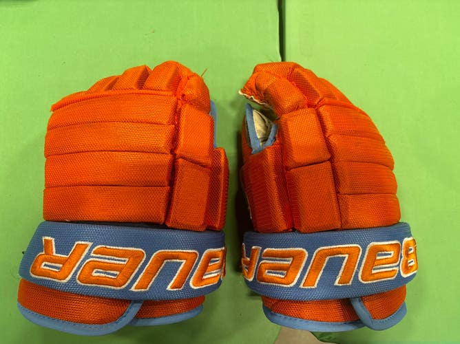 Used Senior Bauer Vapor Pro Team 95 Giants Gloves (13")
