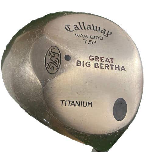 Callaway Great Big Bertha Driver 7.5* BB-UL Stiff Graphite 44.5" HC Men's RH