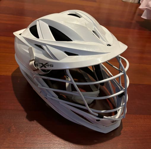 Cascade XRS Lacrosse Helmet Pearl White