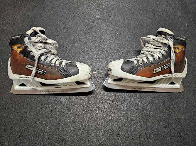 Used Senior Bauer Regular Width 8 Supreme One95 Hockey Goalie Skates