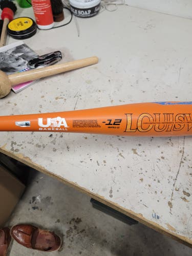Used Louisville Slugger Atlas USABat Certified Bat (-12) 17 oz 29"