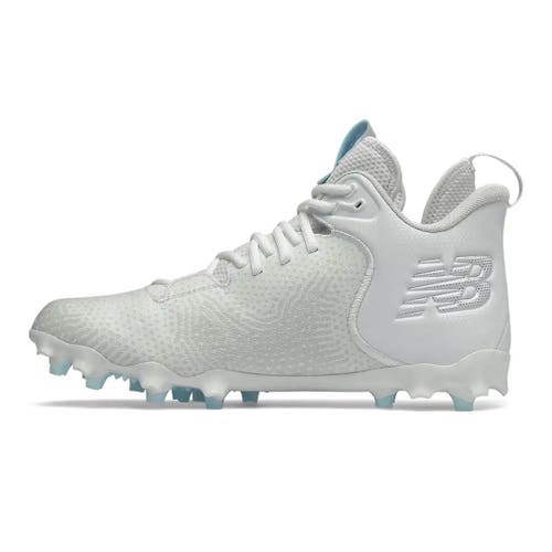 White New Unisex Mid Top Molded Cleats Freeze 3.0