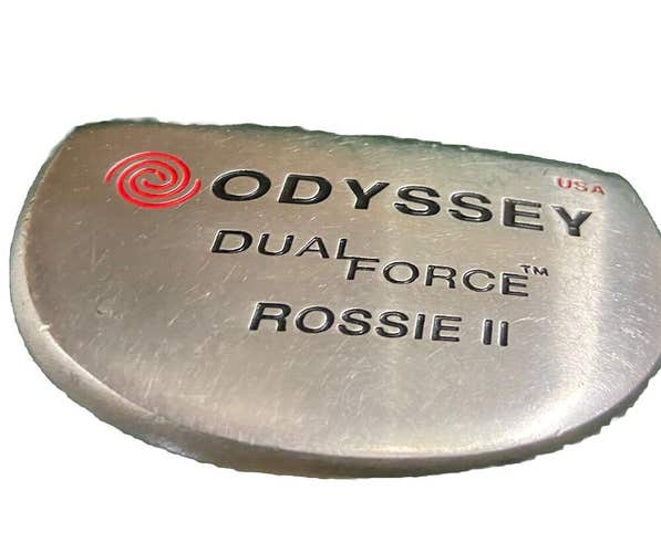 Odyssey Dual Force Rossie II Mallet Putter Steel 34.5" Excellent Factory Grip RH
